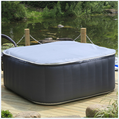 Baquet gonflable rond extérieur moderne de station thermale de baquet chaud de jardin de 4 personnes