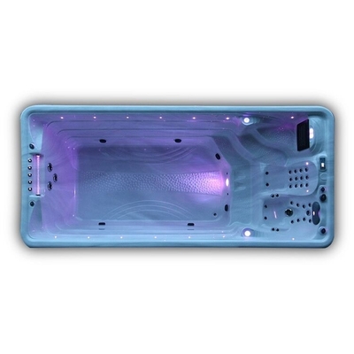 Piscine sans fin de luxe pour le jardin Whirlpool Spa baignoires avec jets d'air Spa de natation pour l' extérieur