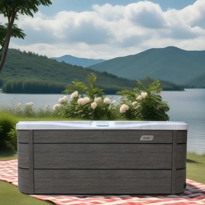 Temps de loisirs en famille Jacuzzi en plein air Spa baignoire thermale avec fonction hydrothérapie de massage chauffant