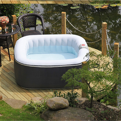 Baquet gonflable rond extérieur moderne de station thermale de baquet chaud de jardin de 4 personnes