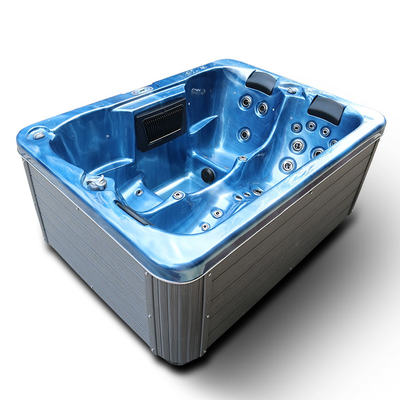 3 baquet chaud de massage de personne de tourbillon extérieur acrylique de la baignoire 1800L